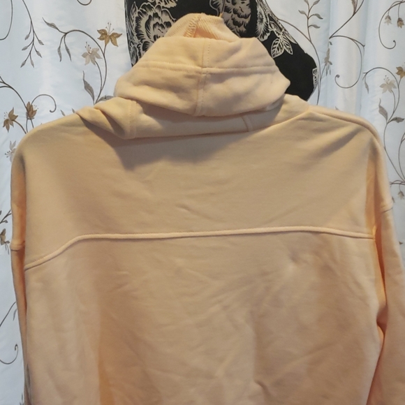 William Rast Women apple Pink Hooded Sweater, Sz L - Picture 2 of 2